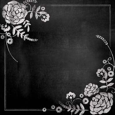 My Mind’s Eye – Chalk Studio II – Garden · Designpapier