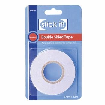Doppelseitiges Klebeband: Docrafts – Stick it! – Double Sided Tape 6 mm