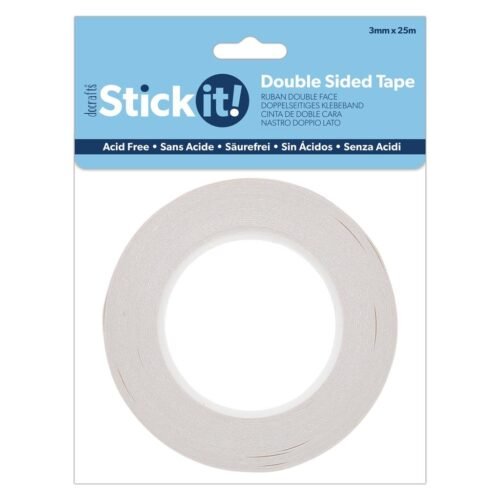 Doppelseitiges Klebeband: Docrafts – Stick It! – Double Sided Tape 3mm