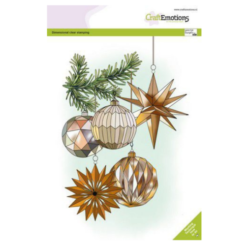 Acrylstempel: CraftEmotions – Clear Stamps – Christmas Decorations
