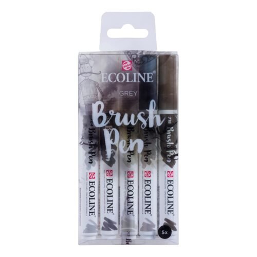 Royal Talens – Ecoline – Brush Pen Set Grau