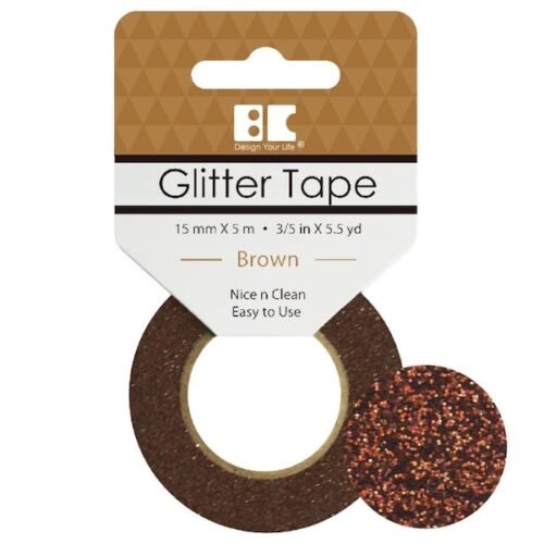 Best Creation – Glitter Tape – Brown