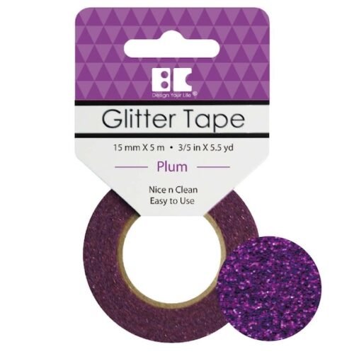 Klebeband: Best Creation – Glitter Tape – Plum