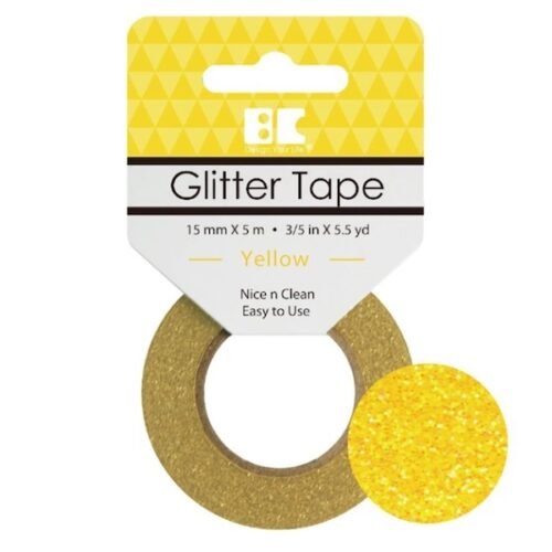 Klebeband: Best Creation – Glitter Tape – Yellow