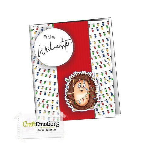 CraftEmotions – Clear Stamps – Hedgy 4