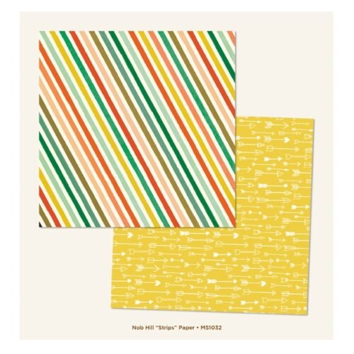 My Mind’s Eye – Market Street – Stripes 12 x 12 Designpapier