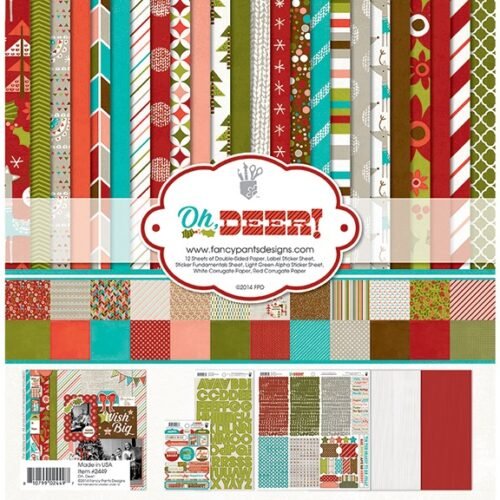 Fancy Pants – Oh Deer – Collection Kit – Paper Pad 12 x 12 Inch