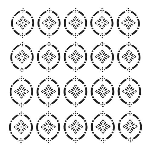 Schablone: The Crafter´s Workshop – 6 x 6 Inch Stencil – Pointelle