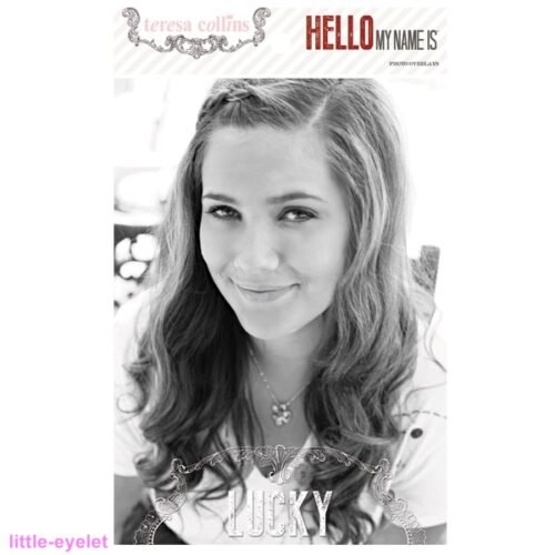 Teresa Collins – Hello My Name Is – Photo Overlays 10 pcs