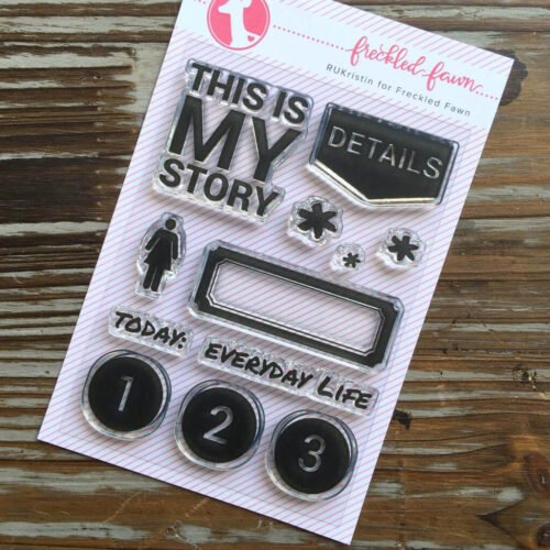Freckled Fawn – Acrylstempel – This is my Story