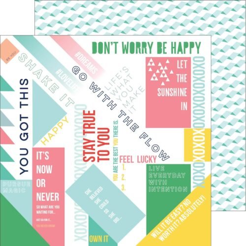 Pinkfresh Studio – Felicity – Happy Words Paper