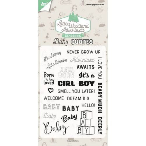 Joy!Crafts – Acrylstempel – Baby Quotes