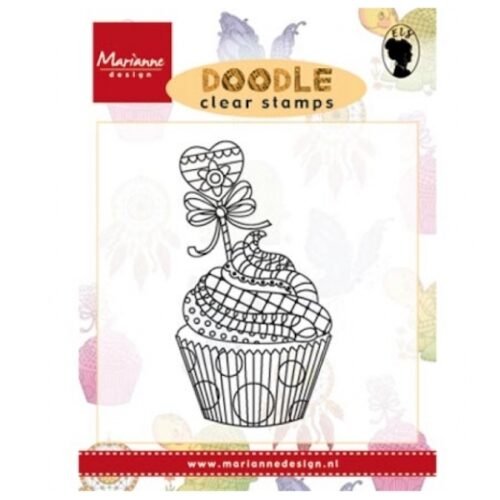 Marianne Design – Doodle Acrylstempel – Cupcake