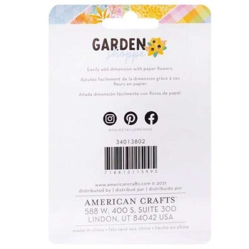 Paige Evans – Garden Shoppe  – Dimensional Butterflies Sticker