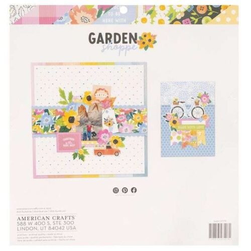 Paige Evans – Garden Shoppe – Paper Pad – 12 x 12 Inch