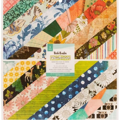 Vicki Boutin – Fernwood Collection – 12 x 12 Inch Paper Pad