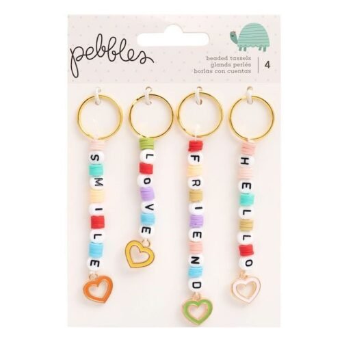 Pebbles – Kid at Heart – Embellishment Beaded Tassels