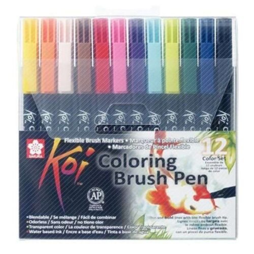 Filzstifte: Sakura –  Koi – Coloring Brush Pen, 12-teiliges Set