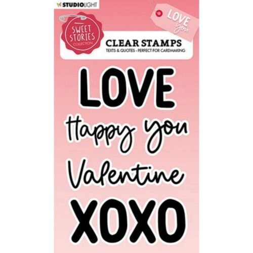 Acrylstempel: Studio Light – Sweet Stories Nr. 328 – Text & Quotes