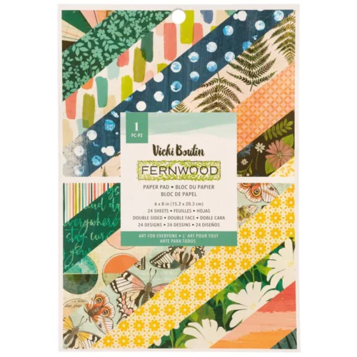 Vicki Boutin – Fernwood Collection – 6 x 8 Inch Paper Pad