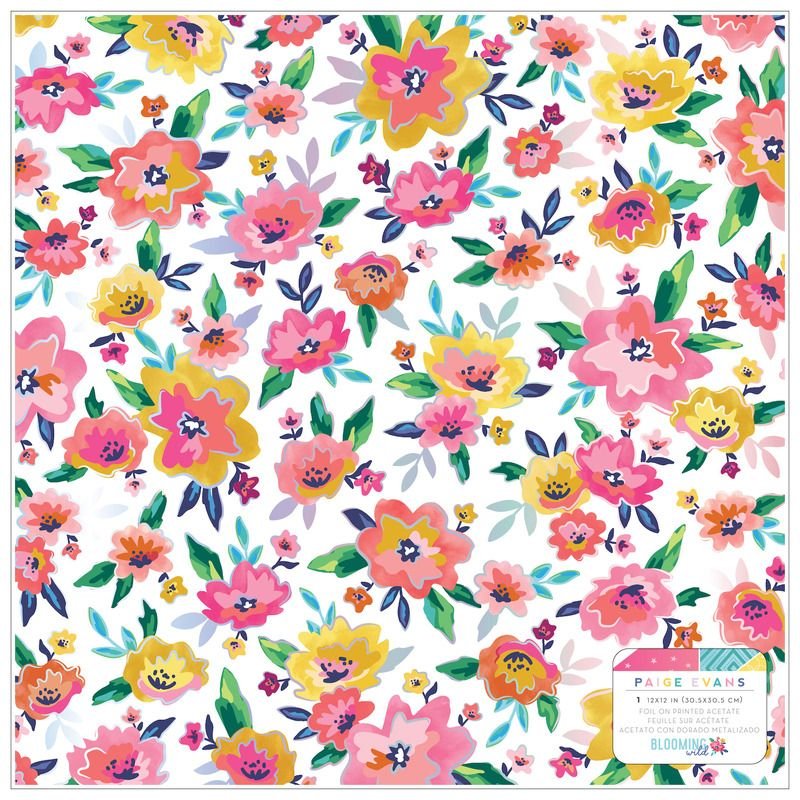 Paige Evans - Blooming Wild - Folien-Spezialpapier - 12 x 12 Inch – Bild 4