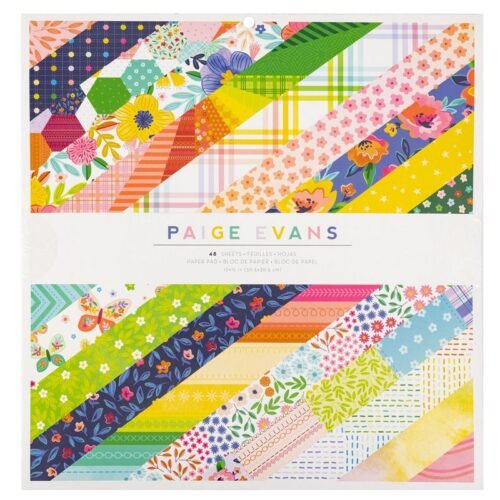 Paige Evans – Blooming Wild – Paper Pad – 12 x 12 Inch