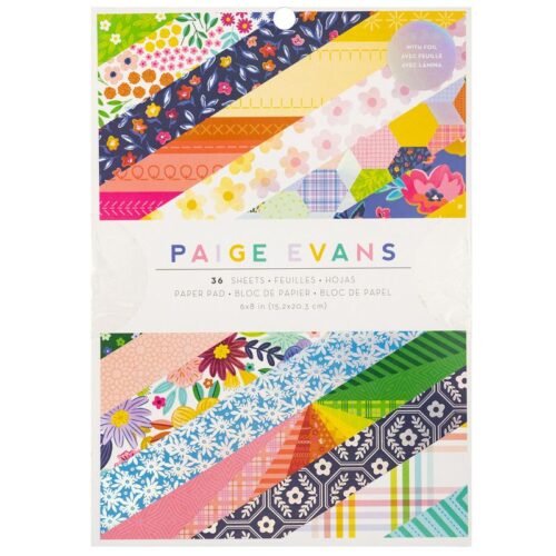 Papierblock: Paige Evans – Blooming Wild – Paper Pad – 6 x 8,5 Inch