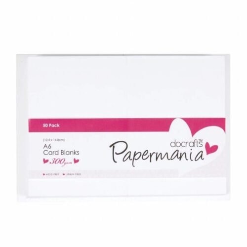Doppelkarten & Kuverts: Papermania – 50 Stück A6 – Weiß