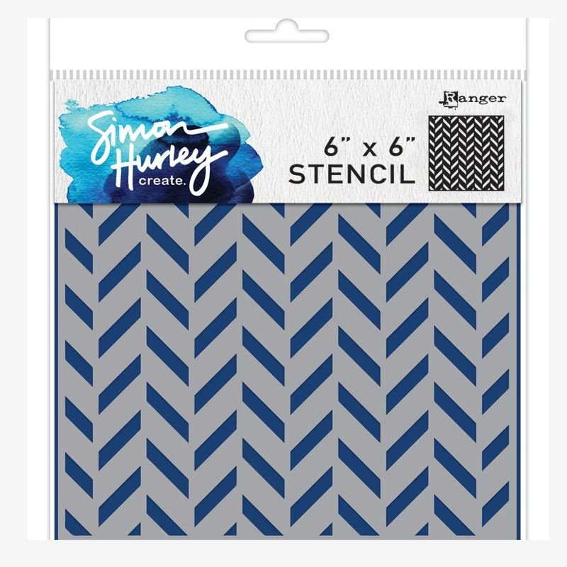 Ranger - Simon Hurley Create- Stencils - Flip Flop Chevron