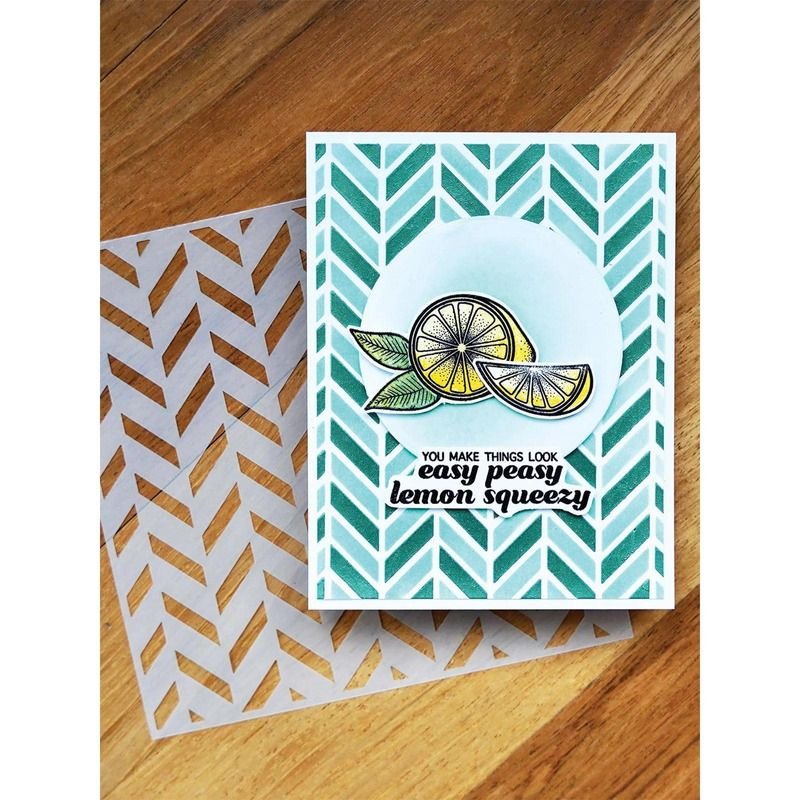 Ranger - Simon Hurley Create- Stencils - Flip Flop Chevron – Bild 2