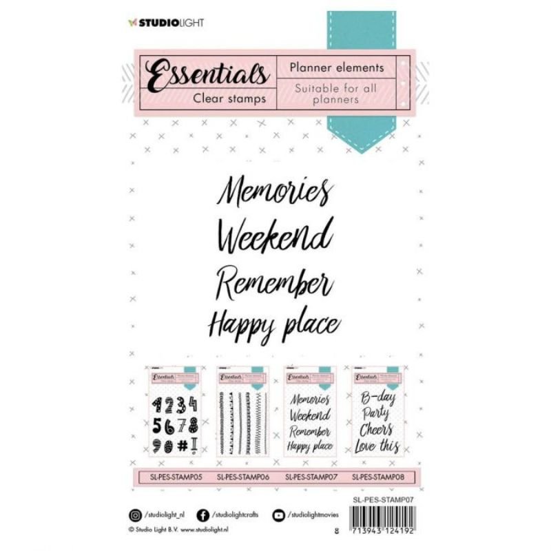 Acrylstempel: Studio Light - Planner Essentials Nr. 07 – Bild 2