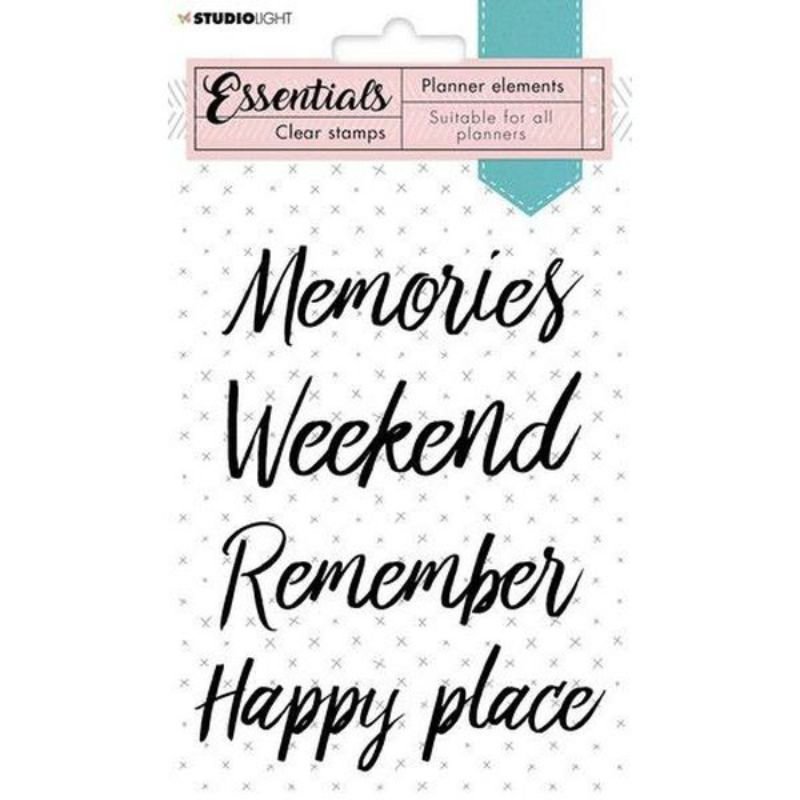 Acrylstempel: Studio Light - Planner Essentials Nr. 07