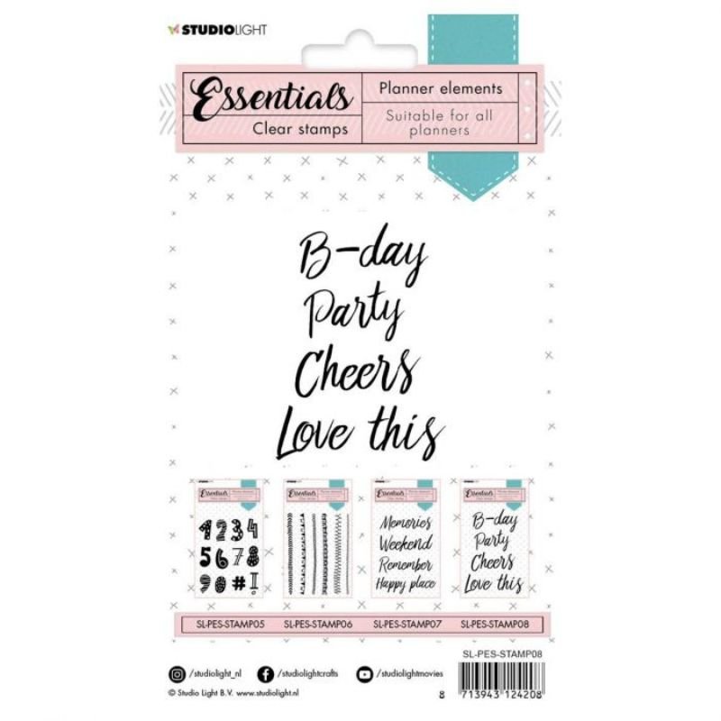 Acrylstempel: Studio Light - Planner Essentials Nr. 08 – Bild 2
