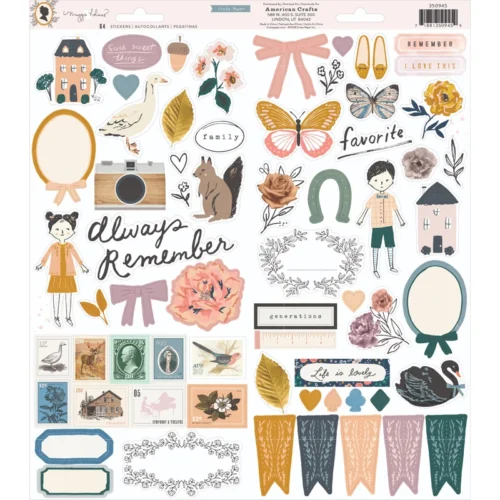 American Crafts – Maggie Holmes – Sticker – Heritage · Aufkleber