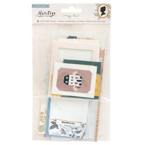 American Crafts – Maggie Holmes – Stationary Pack – Heritage · Verzierungen