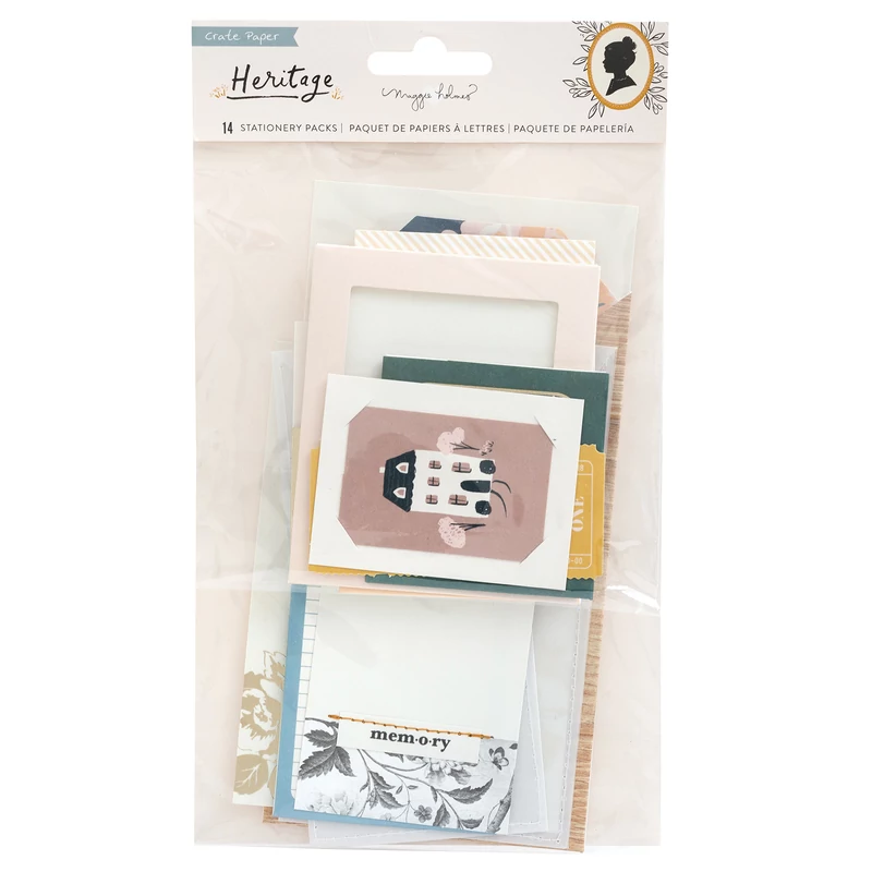 American Crafts - Maggie Holmes – Stationary Pack – Heritage · Verzierungen