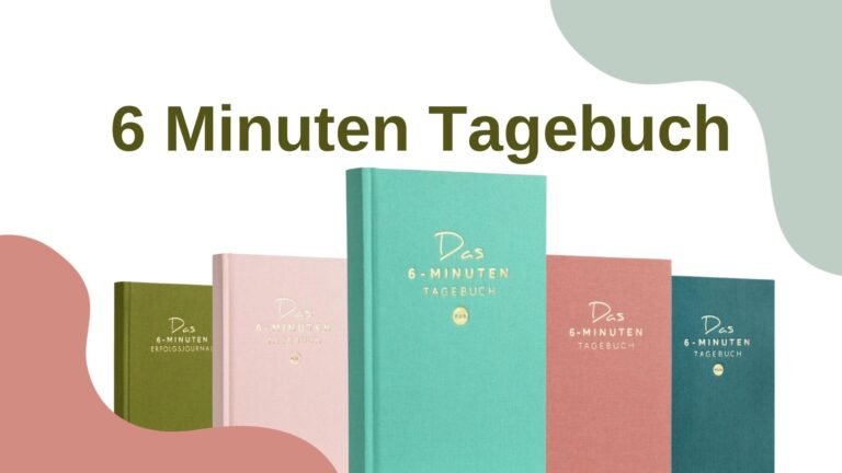 Read more about the article Erklärt: Das 6-Minuten-Tagebuch – ein Konzept von Dominik Spenst