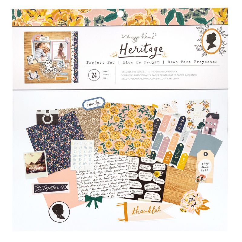 Bastelset: American Crafts - Maggie Holmes - Project Pad - Heritage