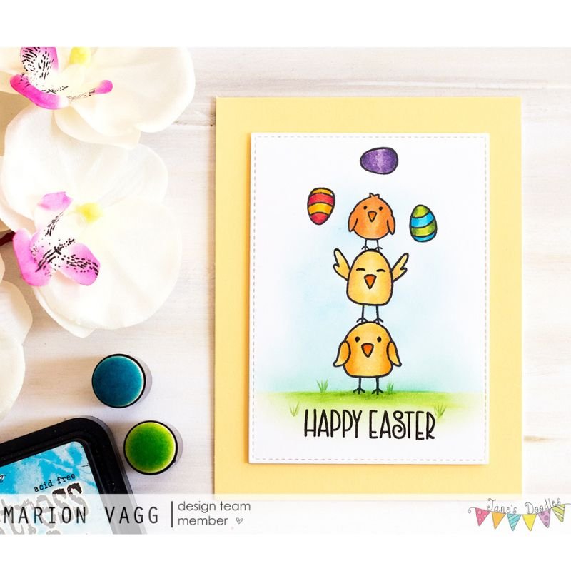 Acrylstempel: Jane's Doodles - Funny Bunny – Bild 4