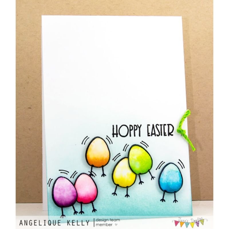 Acrylstempel: Jane's Doodles - Funny Bunny – Bild 2