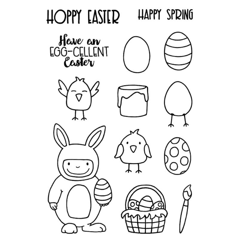 Acrylstempel: Jane's Doodles - Funny Bunny
