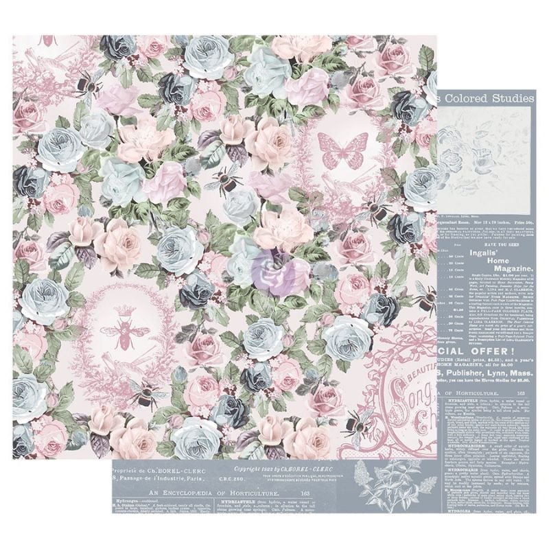 Papierblock: Prima Marketing - Poetic Rose - Paper Pad 12 x 12 – Bild 5