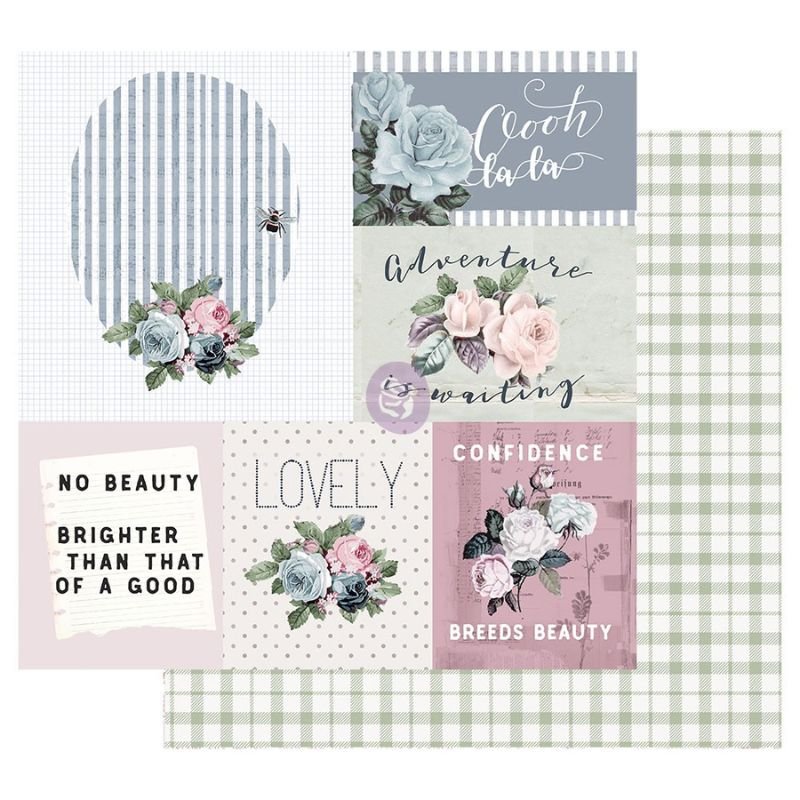 Papierblock: Prima Marketing - Poetic Rose - Paper Pad 12 x 12 – Bild 4