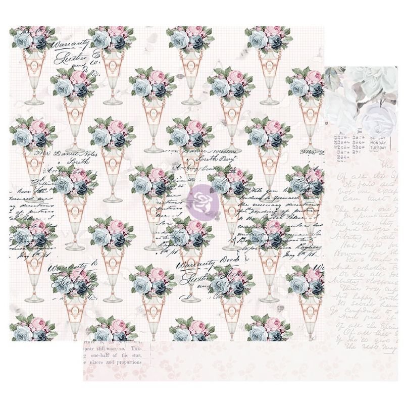 Papierblock: Prima Marketing - Poetic Rose - Paper Pad 12 x 12 – Bild 3