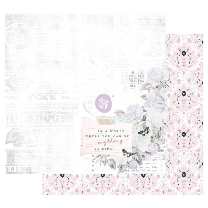 Papierblock: Prima Marketing - Poetic Rose - Paper Pad 12 x 12 – Bild 2