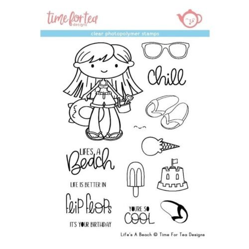 Acrylstempel: Time For Tea Designs – Life’s A Beach