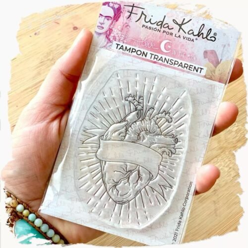 Acrylstempel: Love in the Moon – Frida Kahlo – Mein Herz