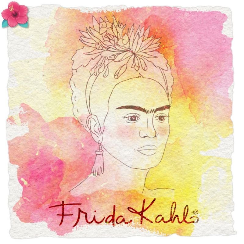 Acrylstempel: Love in the Moon - Frida Kahlo - Die schöne Frida – Bild 4