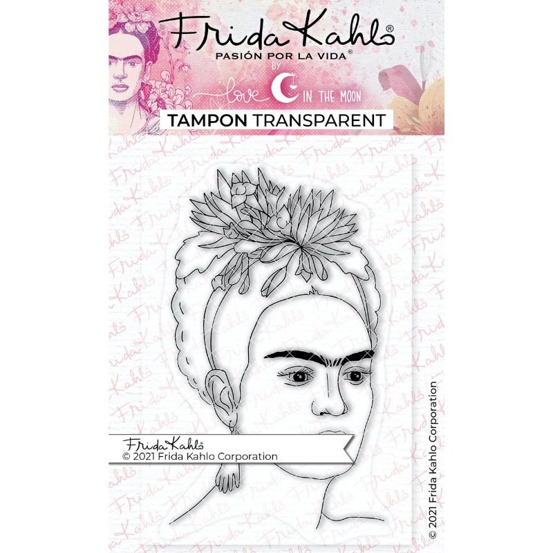 Acrylstempel: Love in the Moon - Frida Kahlo - Die schöne Frida – Bild 5