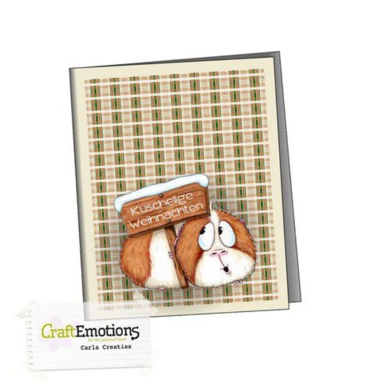 Acrylstempel: CraftEmotions - Meerschweinchen 4 – Bild 2